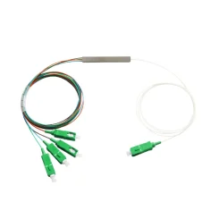 Alternative view of Splitter Fibra Óptica Monomodo SC-APC PLC 1x4 0.9mm