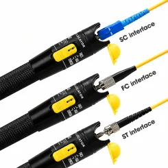 Localizadores Visuales de Falla de fibra de 100mW con conectores SC, FC y ST