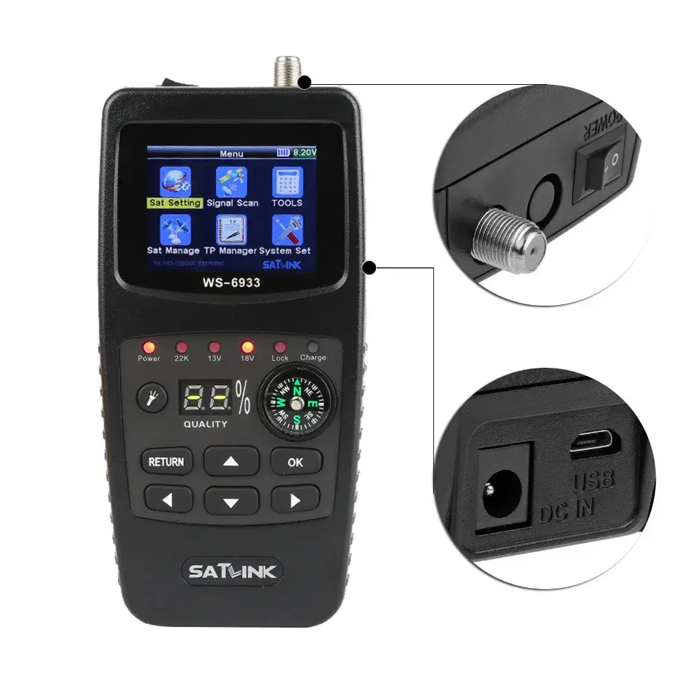Buscador Satelital SatLink WS-6933 Satellite Satfinder